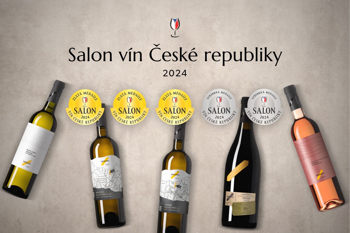 Získali jsme 5 medailí v soutěži Salon vín 2024